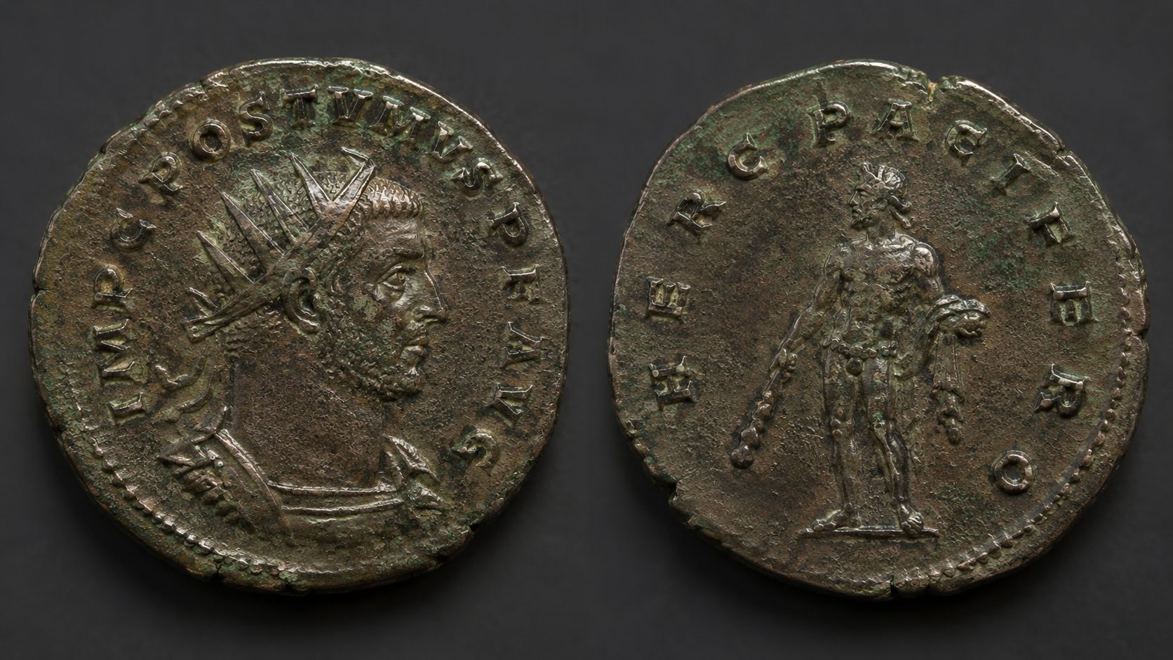 Monnaie de Postume, empereur de l'Empire des Gaules (260-269)