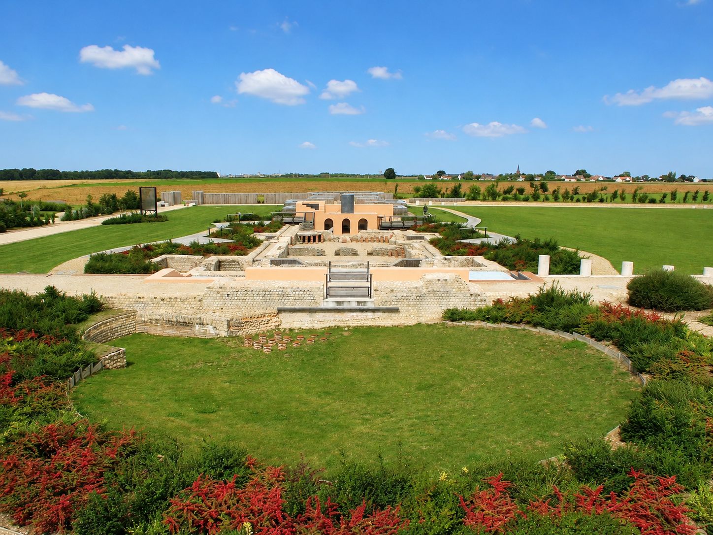 Le jardin archéologique de Gisacum aujourd''hui