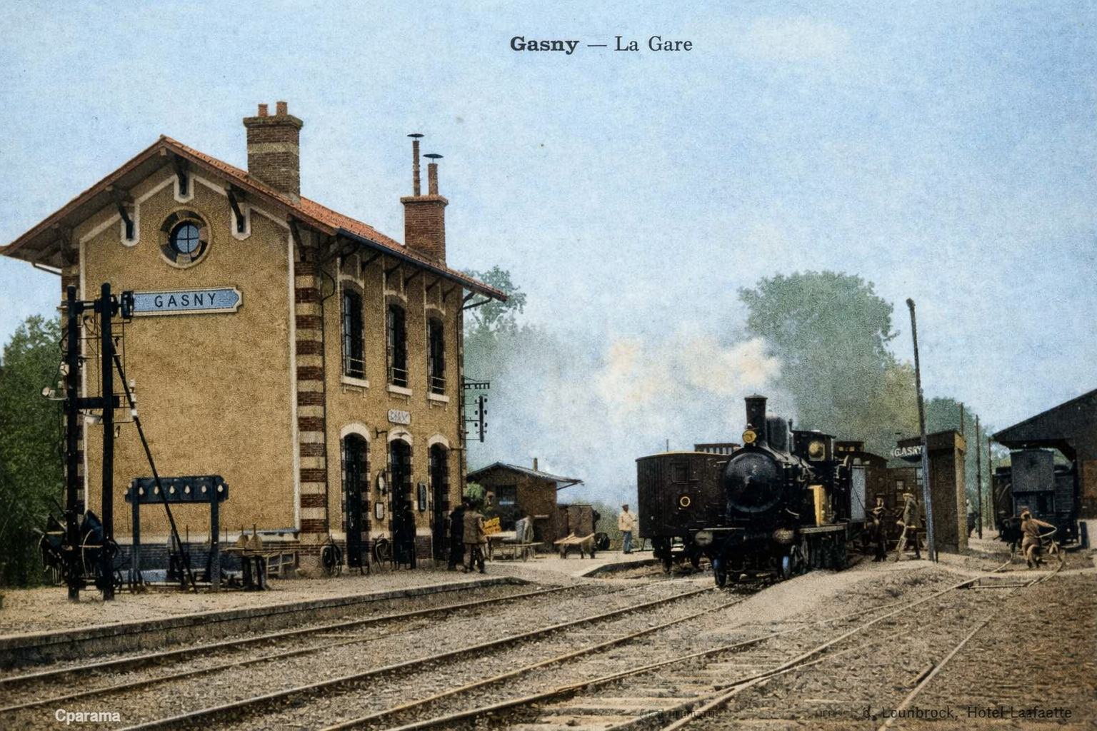 Gasny- Gare - début XXs