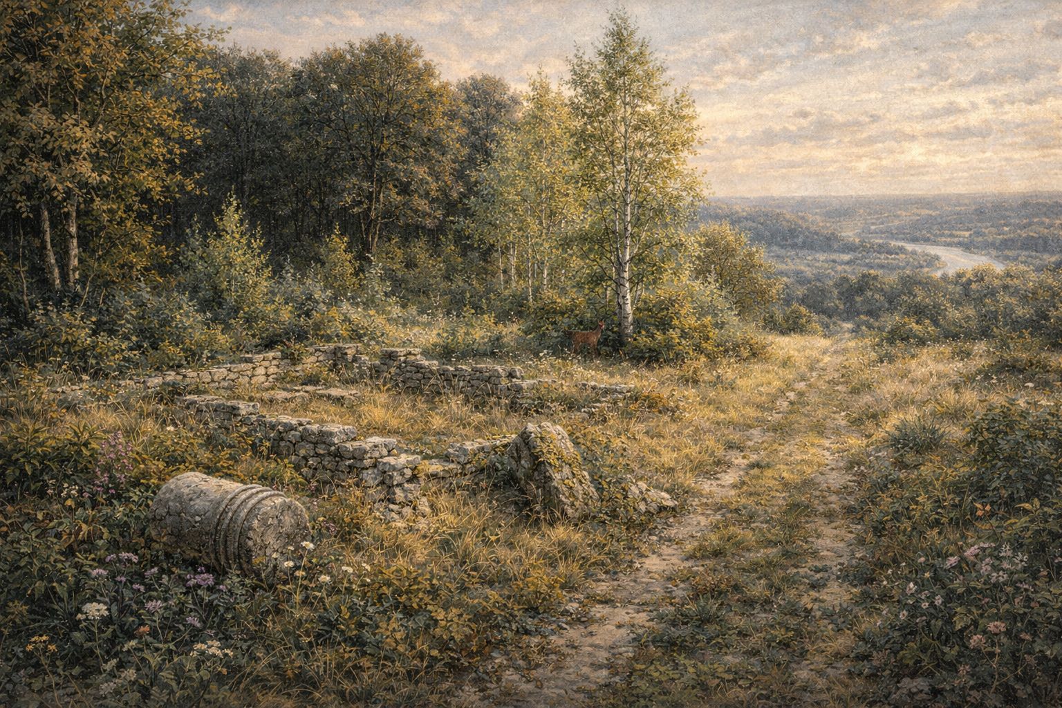 La forêt reconquiert les plateaux du Vexin abandonnés