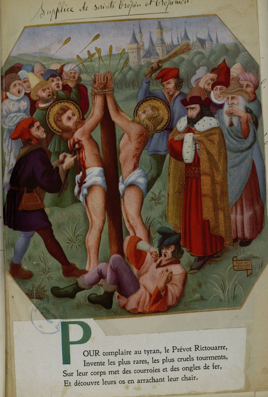 Le supplice de St Crepin et St Crepinien
