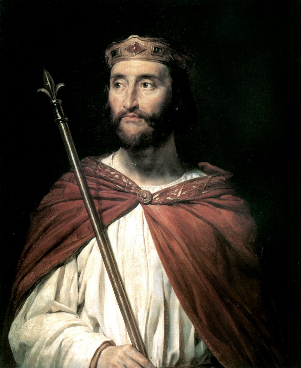 Charles III le Simple, portrait imaginaire peint par Georges Rouget en 1838