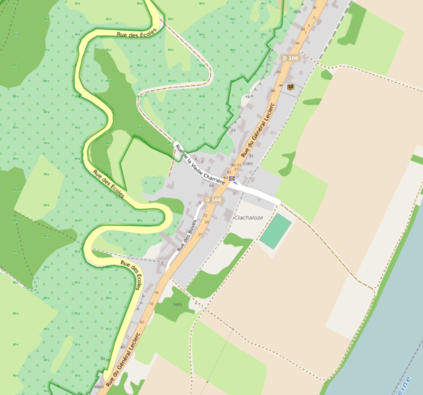 Le CV3 et la Vieille charrière'