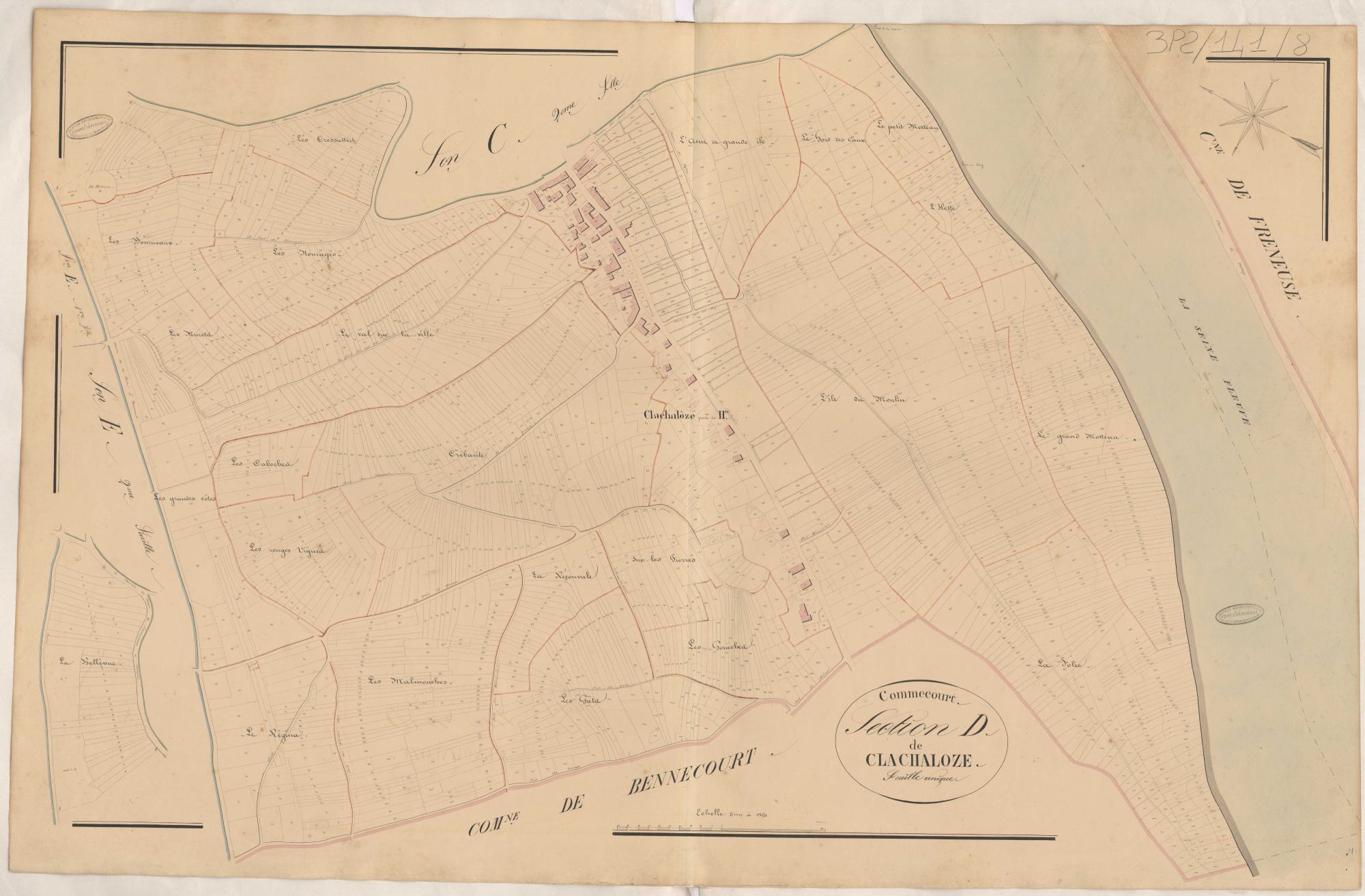 Section D - Clachaloze, 3e feuille