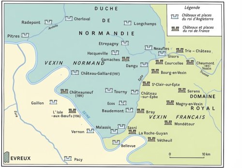 emplacements-des-forteresses-anglo-normandes-et-francaises-de-la-frontiere-de-l-Epte-Bellevue-colorise