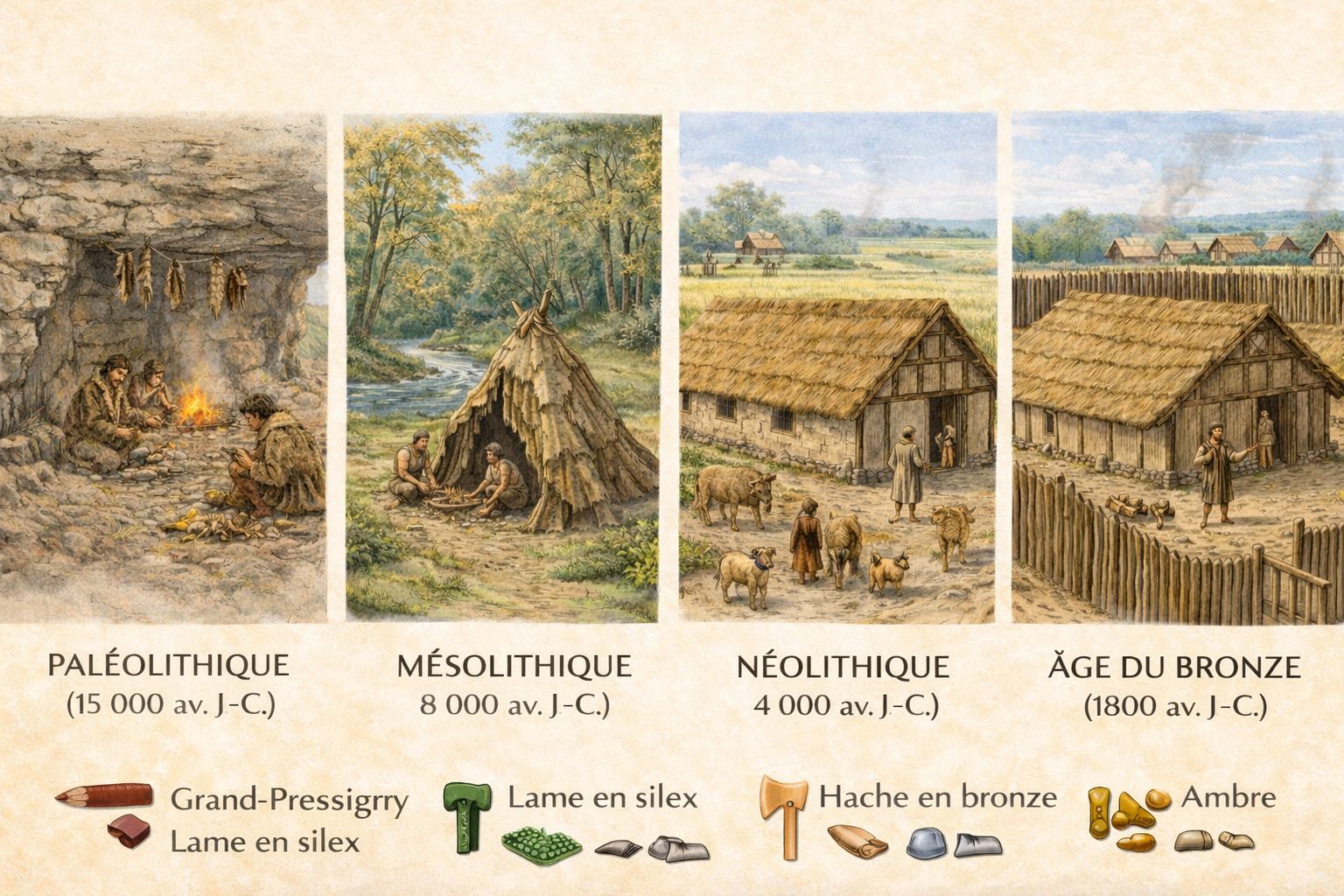 Évolution de l'habitat préhistorique