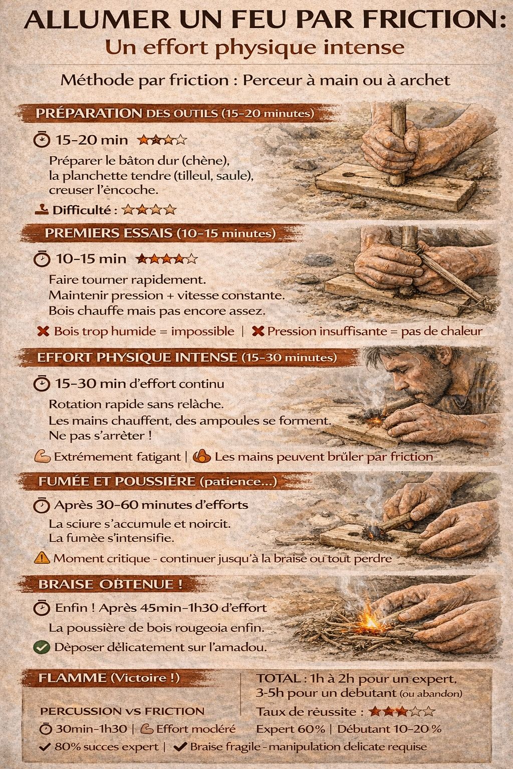 Méthode par friction