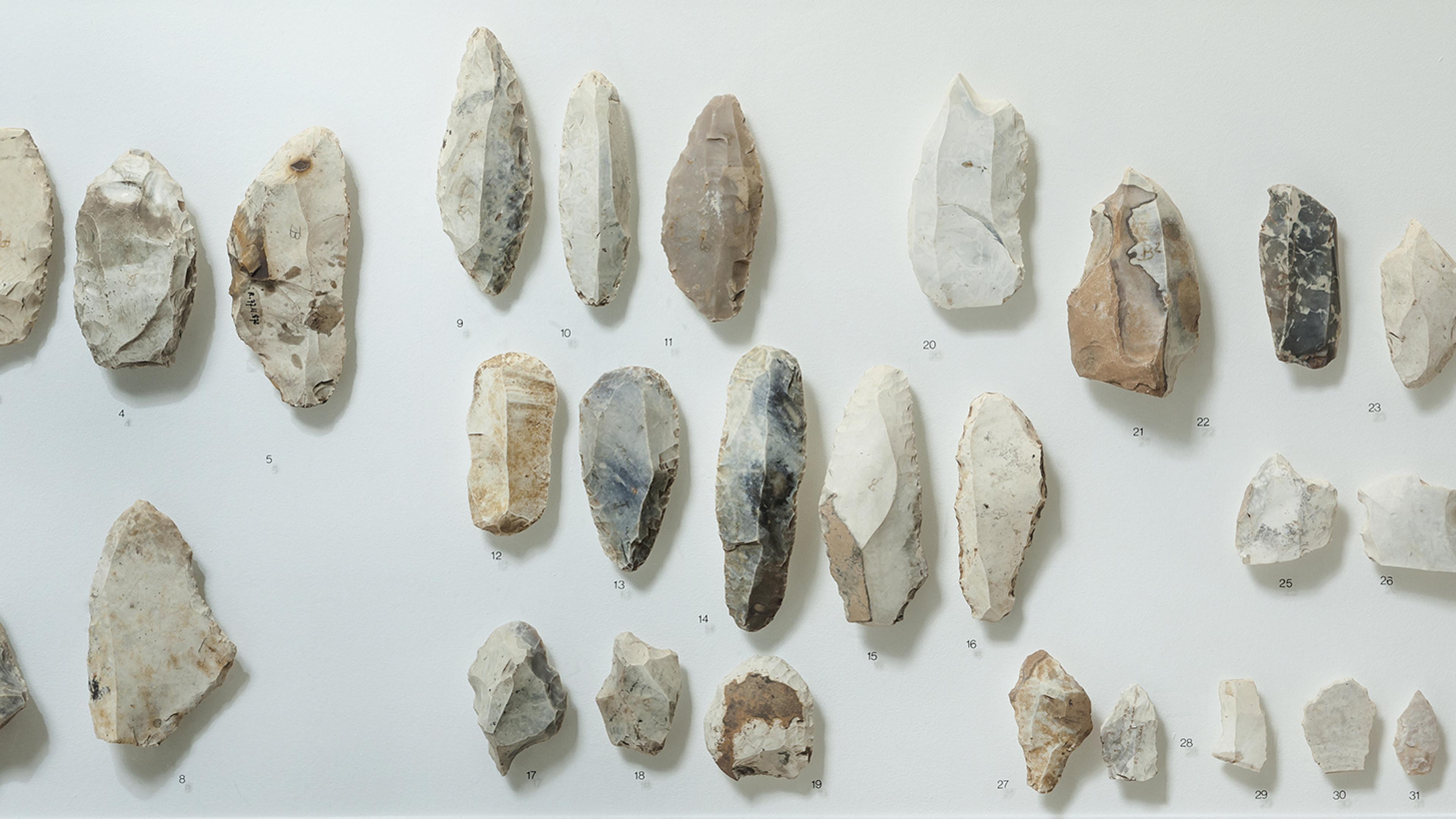 Outils en silex du Néolithique