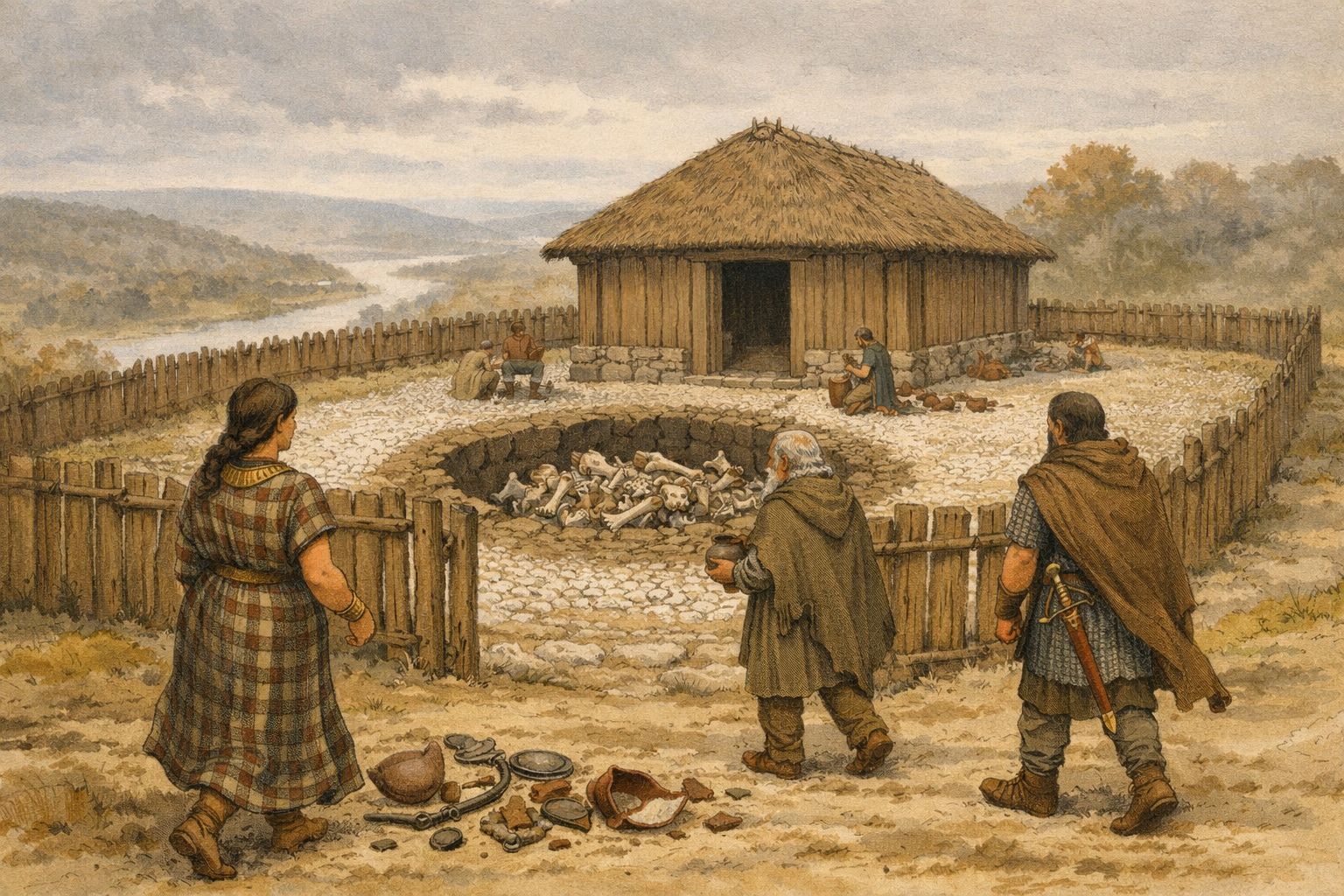 Image : Reconstitution sanctuaire gaulois