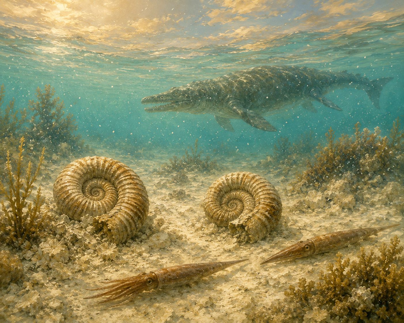 Mer crayeuse du Crétacé