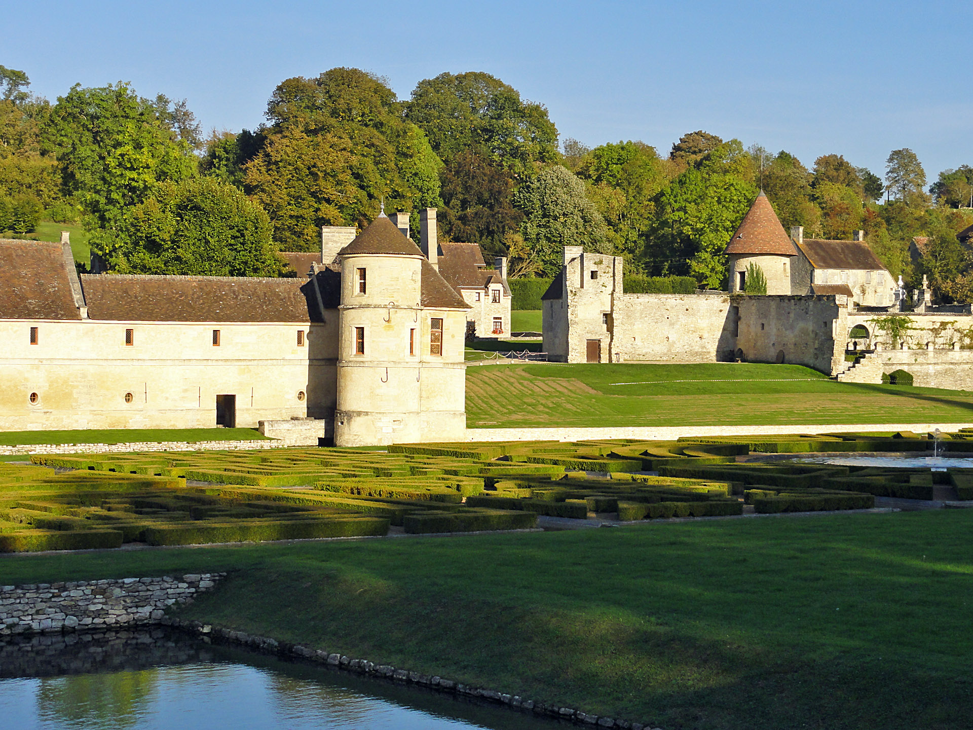 Le manoir Renaissance du domaine de Villarceaux à Chaussy